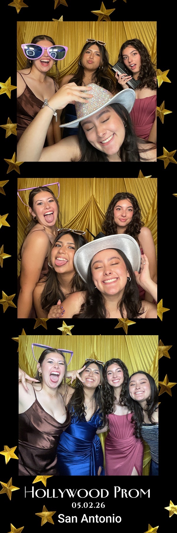Formal event and prom instant photo strip