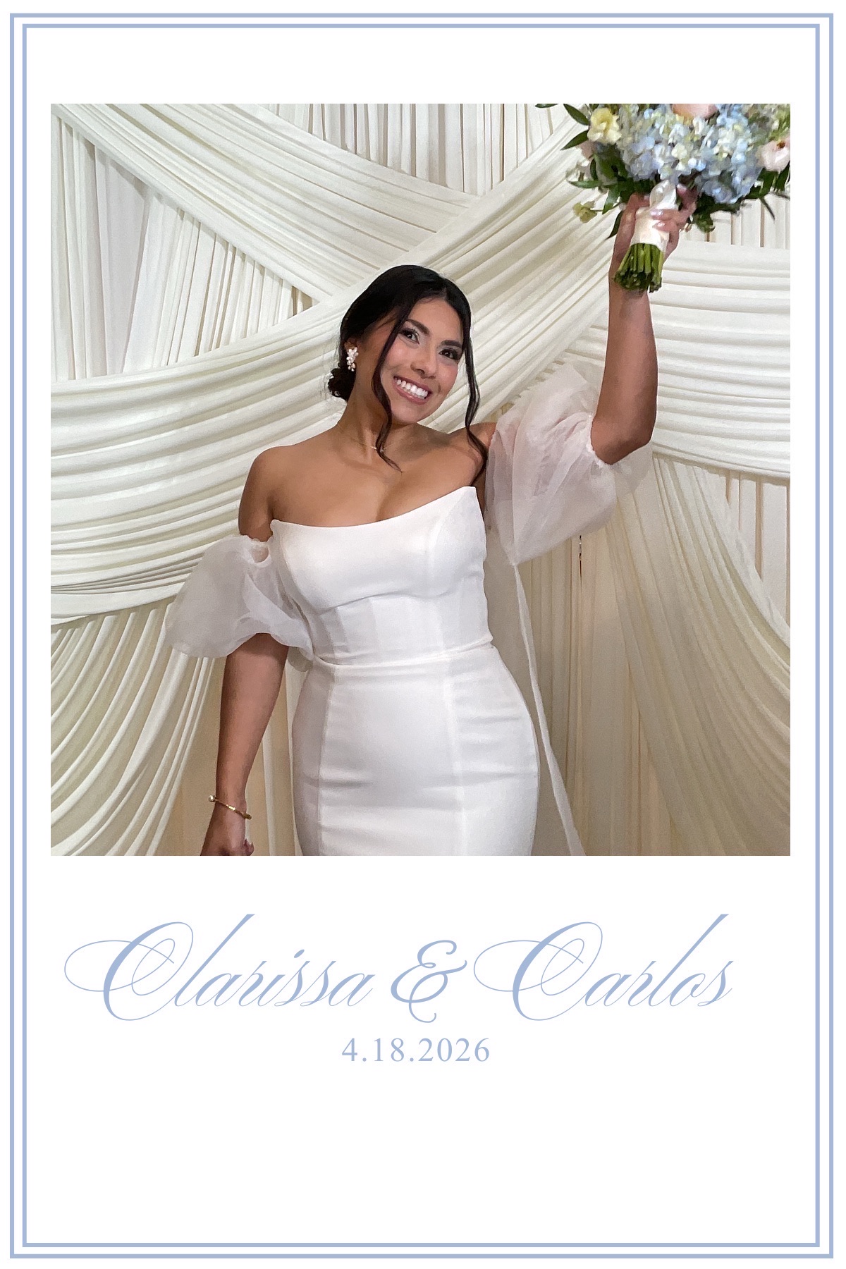 Wedding photo booth celebration capture