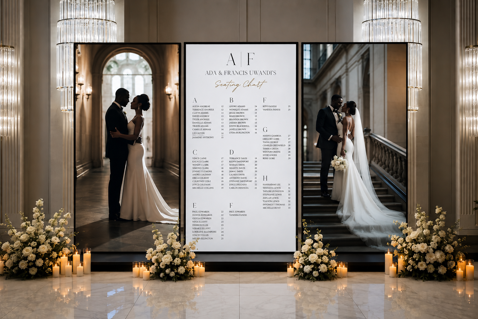 7-Foot Modular 4K LED Video Wall Stage Rental