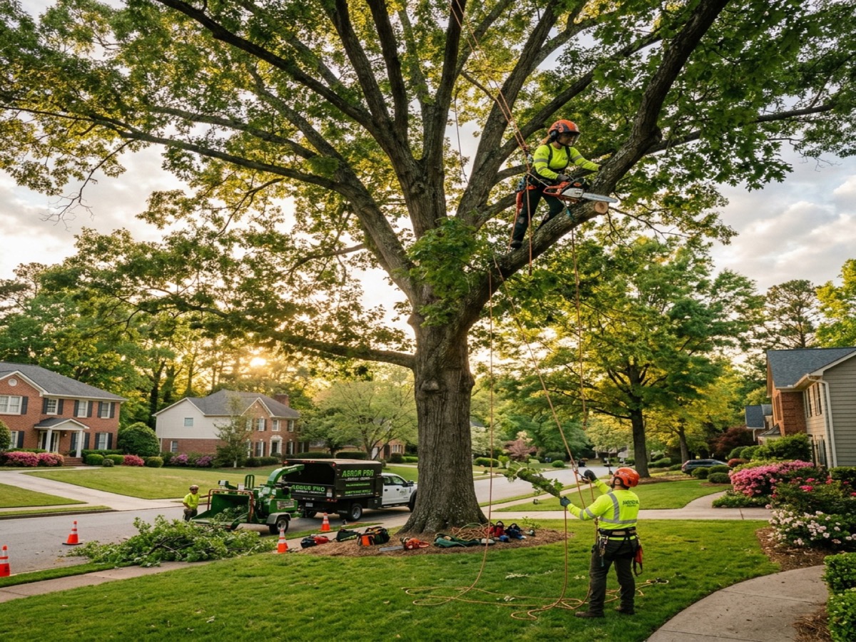 Supreme Arbor certified arborist tree removal Canton GA operations